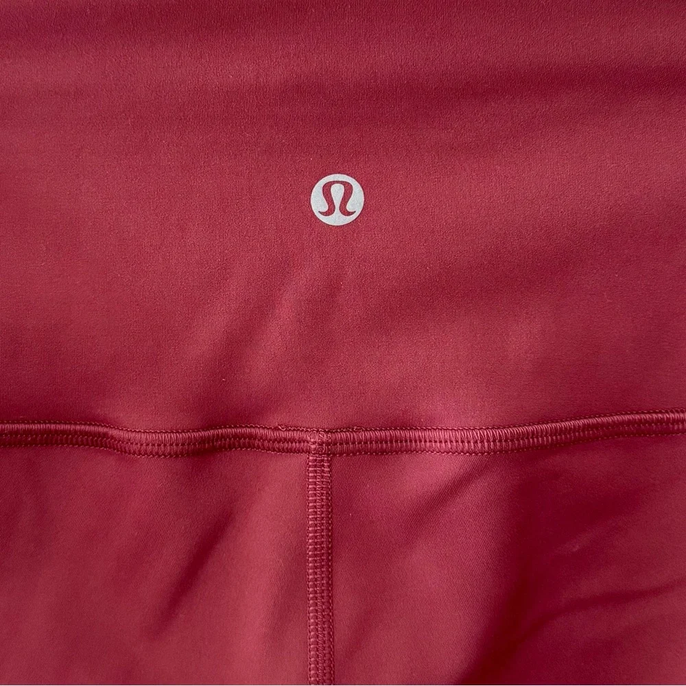 Lululemon Athletica Wunder Train High-Rise Crop 23” Leggings, Mulled Wine sz. 4